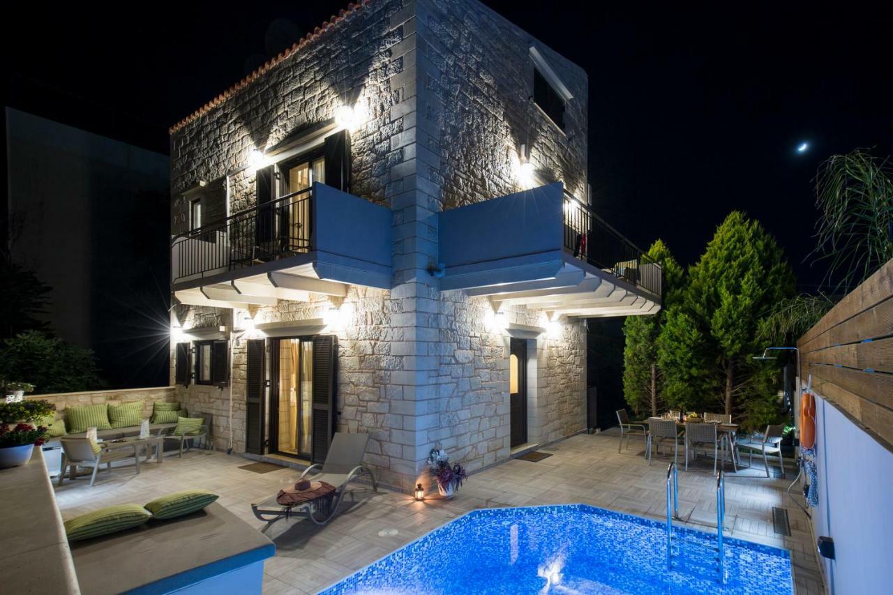 Villa Sirocos Stalos Ngoại thất bức ảnh