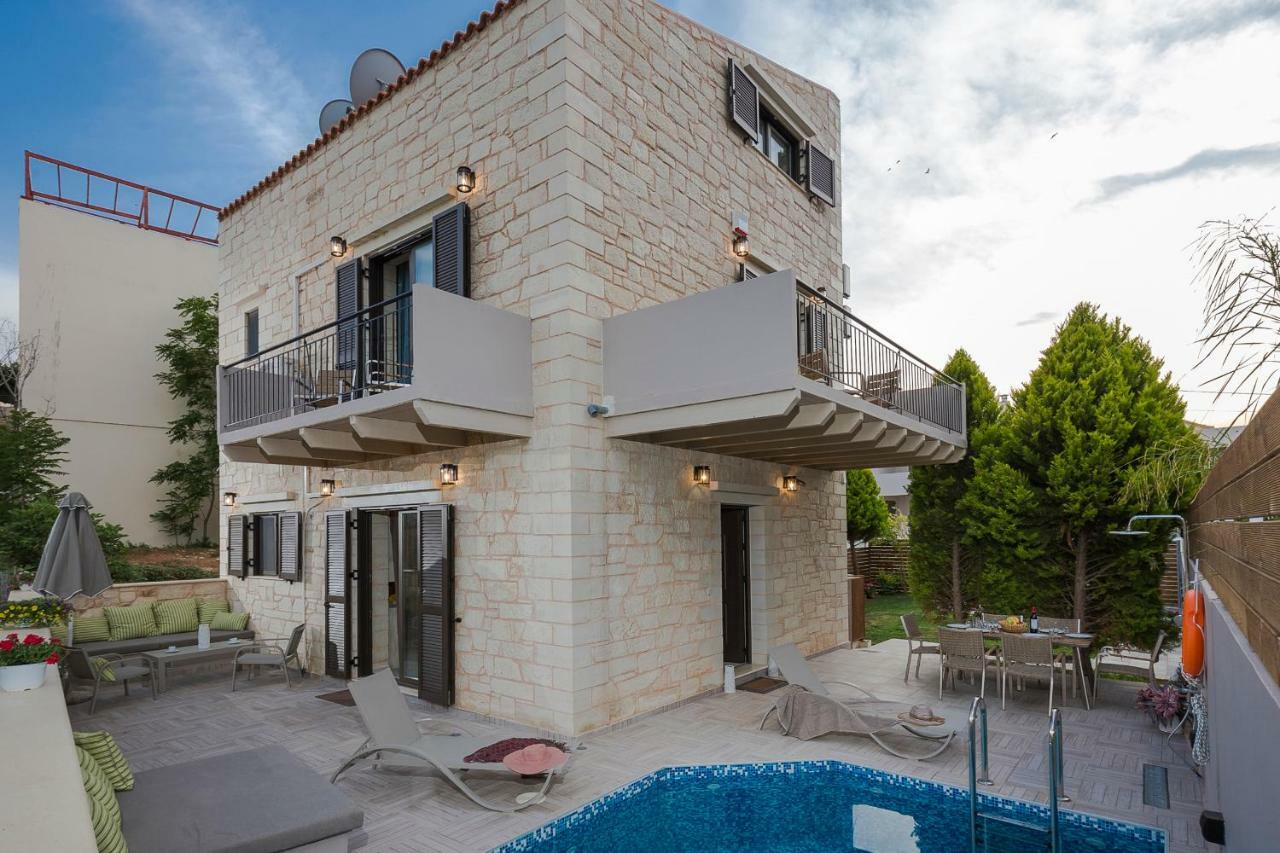 Villa Sirocos Stalos Ngoại thất bức ảnh